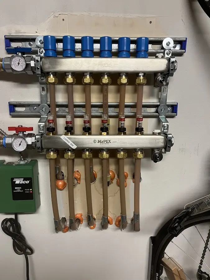 Plumber performing Leak Detection at a residential property in Stanford